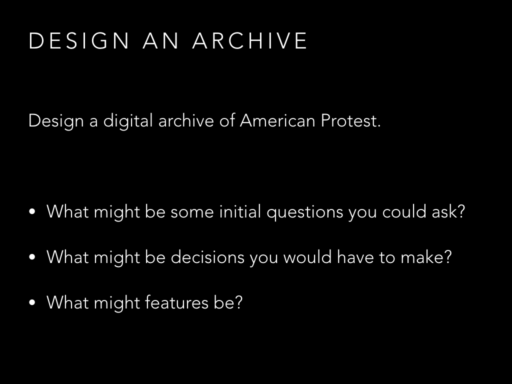 Design an archive