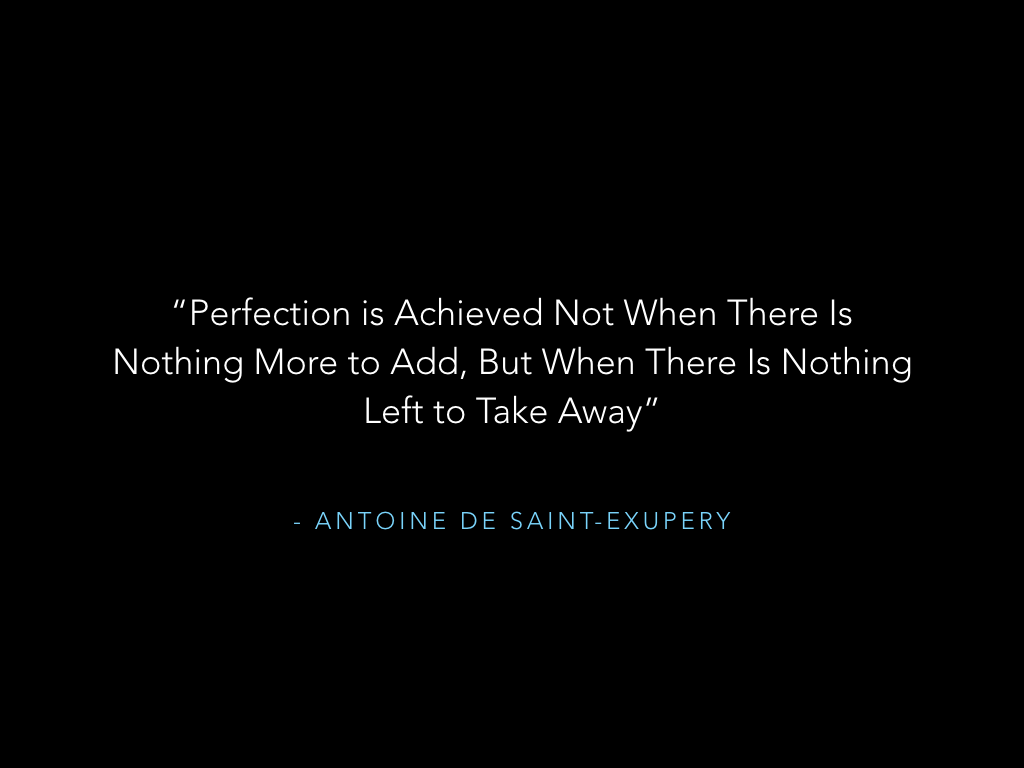 Quote from Antoine de Saint-Exupery