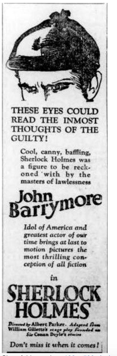 sherlock holmes article clipping