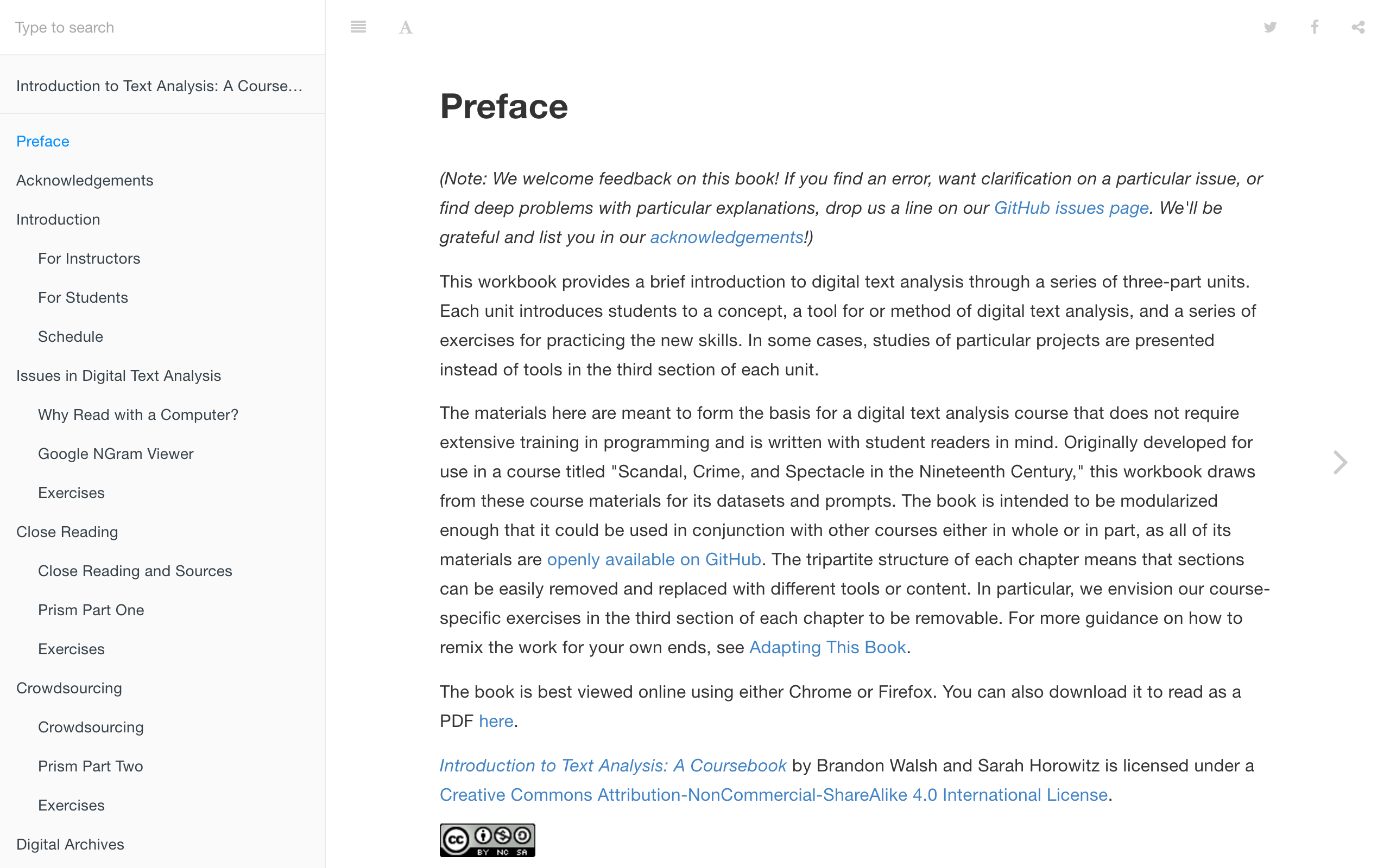 Introduction to text analysis: a coursebook