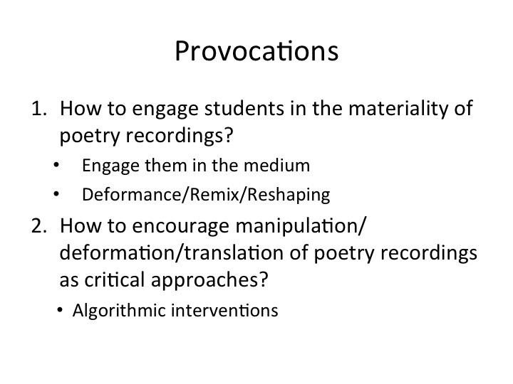 provocations