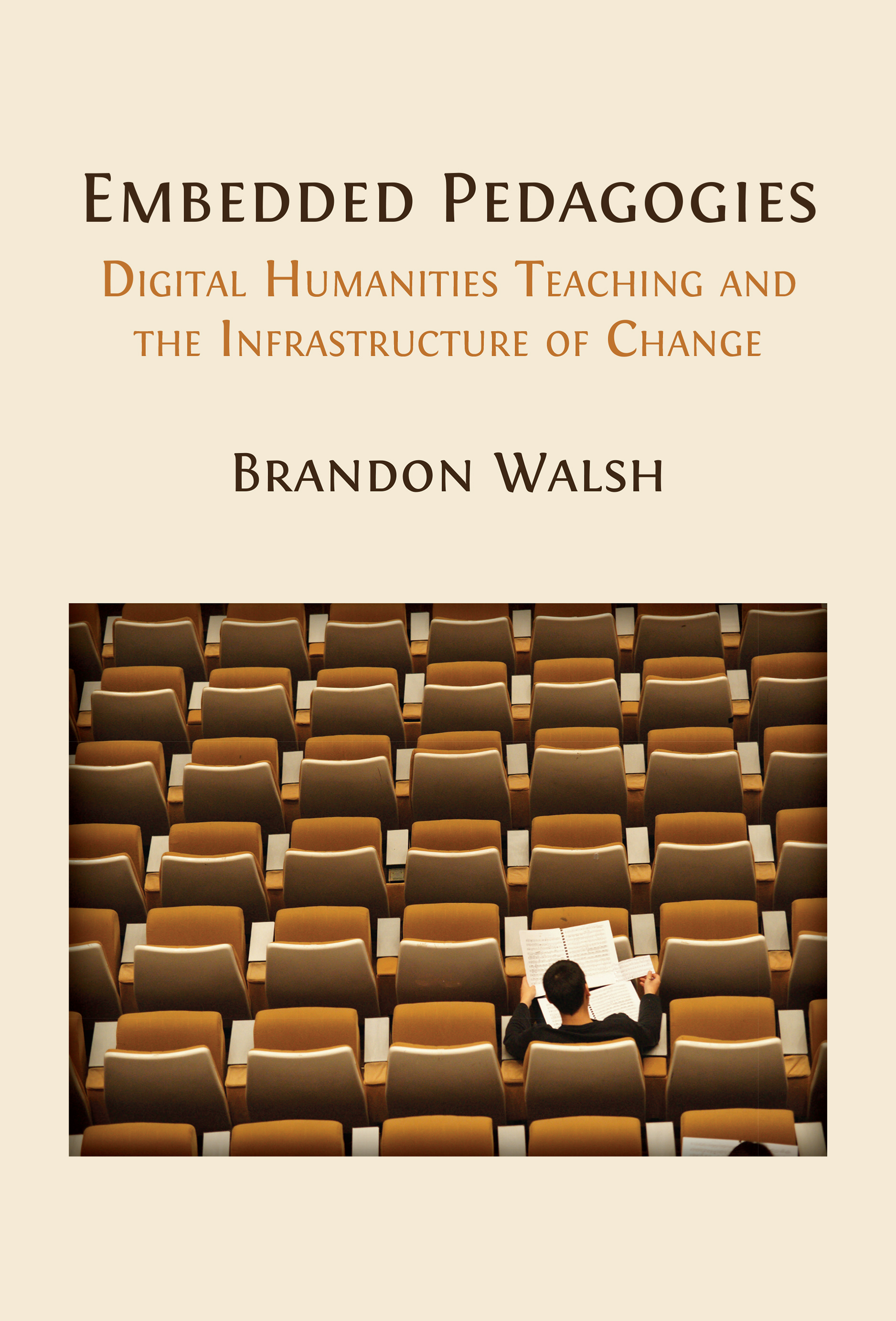 back cover of Embedded Pedagogies containing description from publisher's website